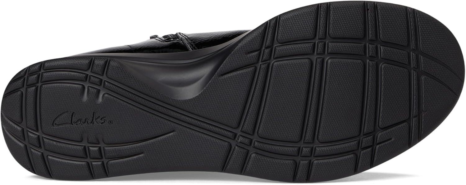 imageClarks Womens Ellowyn DevaBlack Crinkle Patent