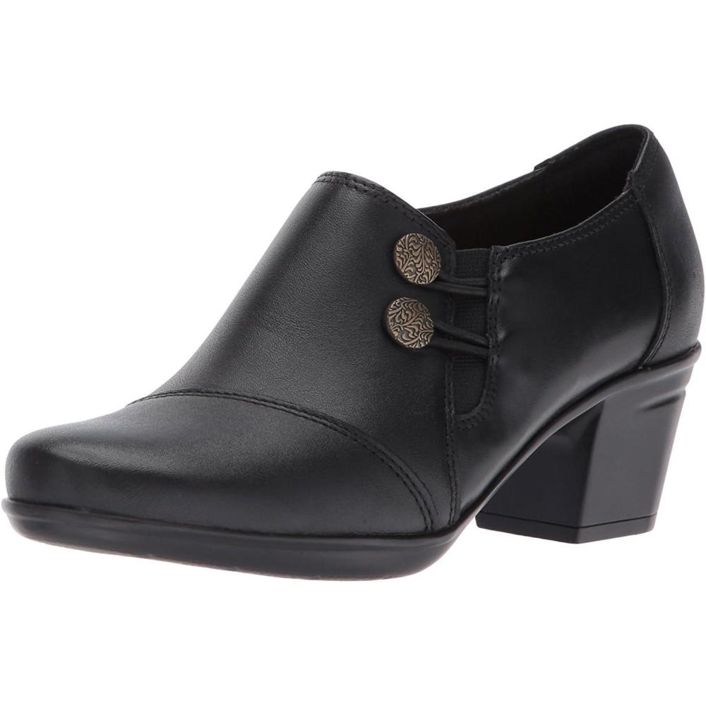 imageClarks Womens Emslie Warren Zipper Ankle BootBlack