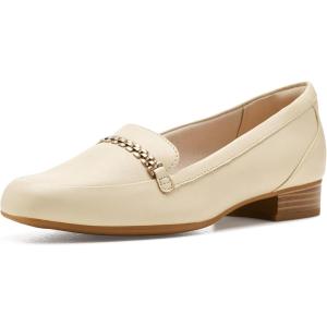 Clarks Women’s Juliet Mia(Cream Leather)