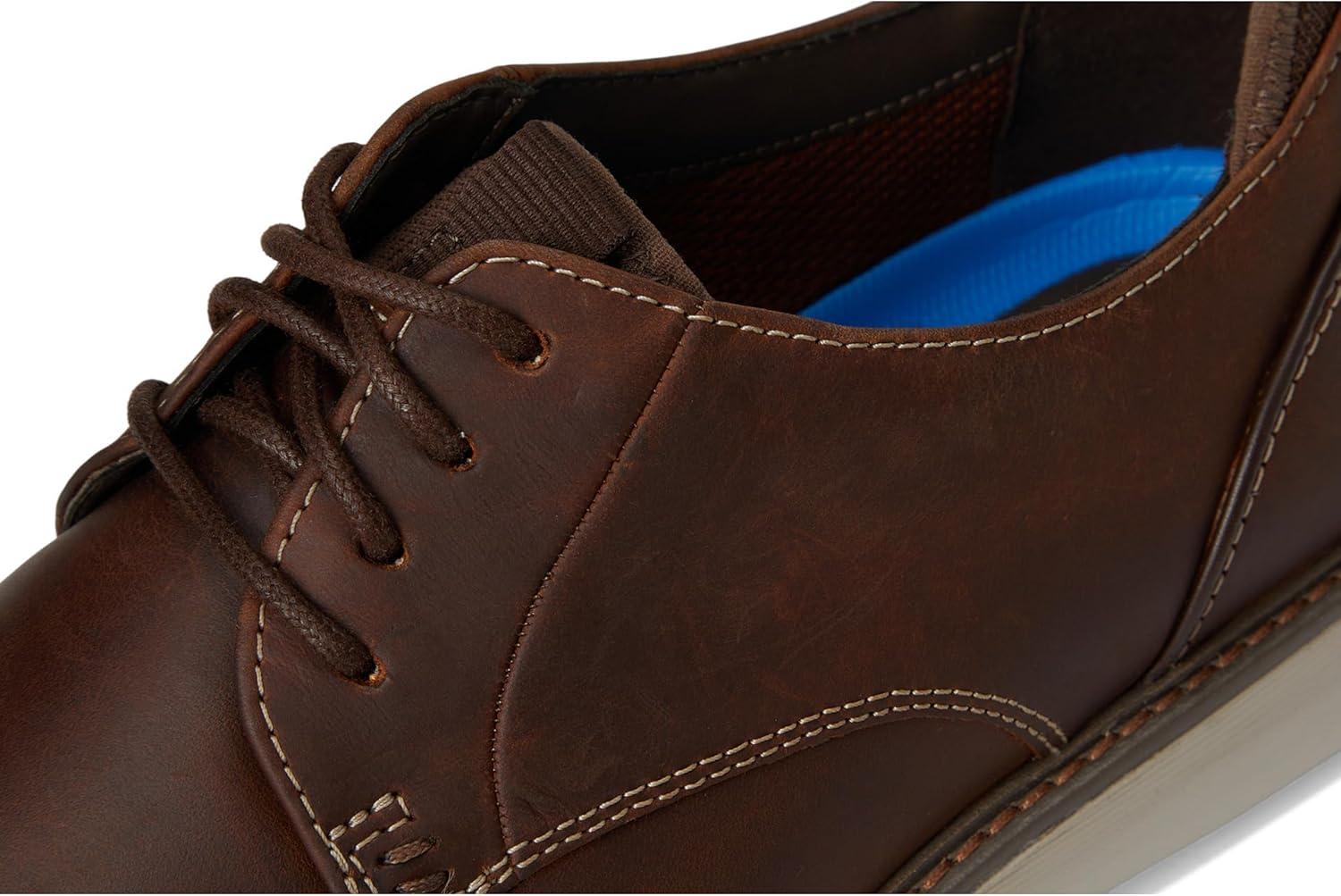 imageClarks Mens Brantin Plain OxfordBeeswax Leather