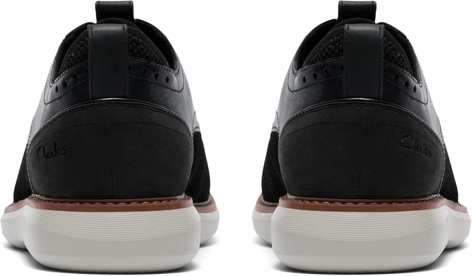 imageClarks Mens Brantin Plain OxfordBlack Knit