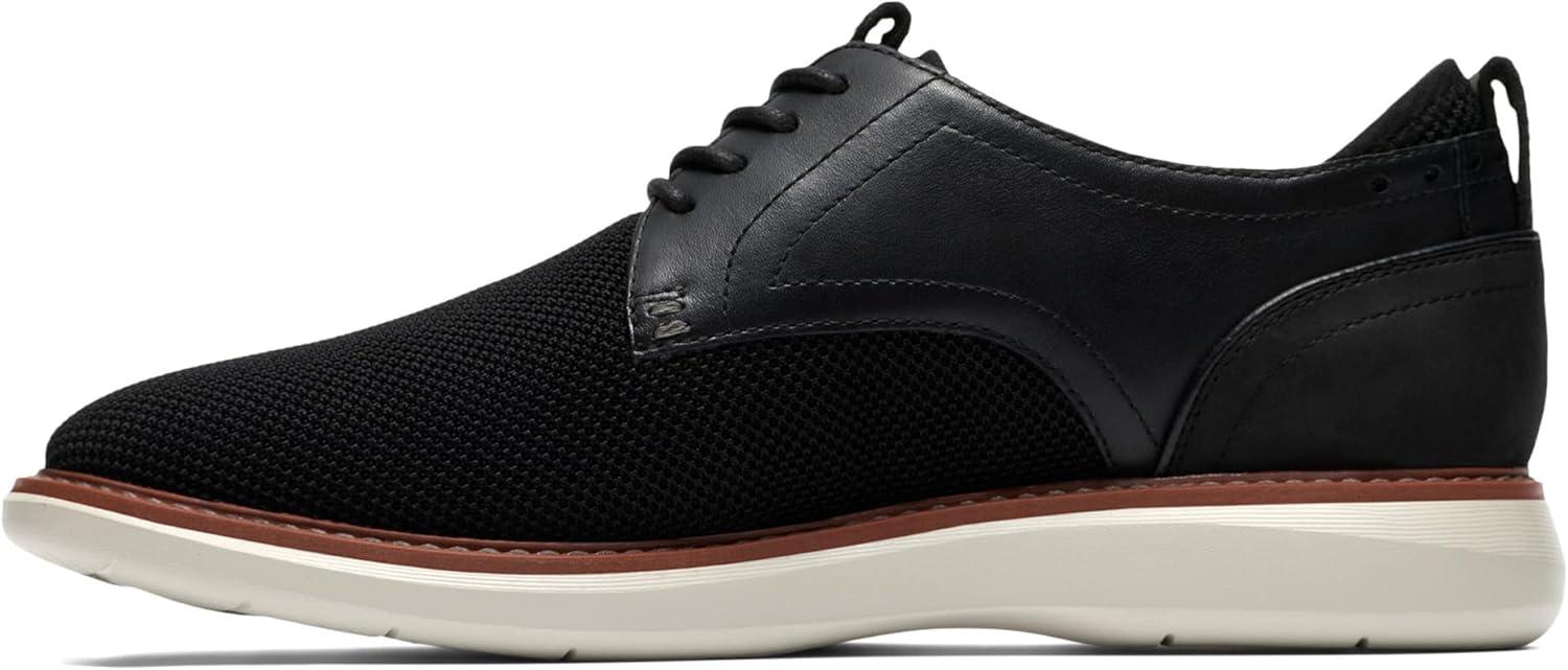 imageClarks Mens Brantin Plain OxfordBlack Knit