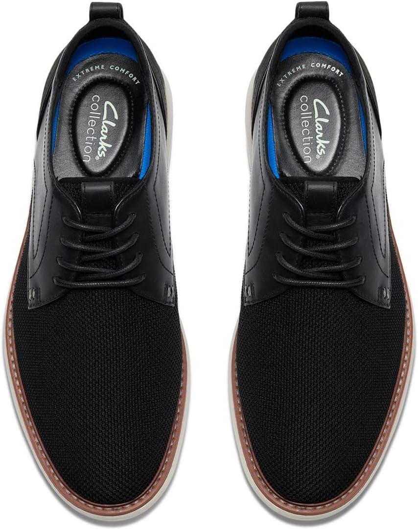 imageClarks Mens Brantin Plain OxfordBlack Knit