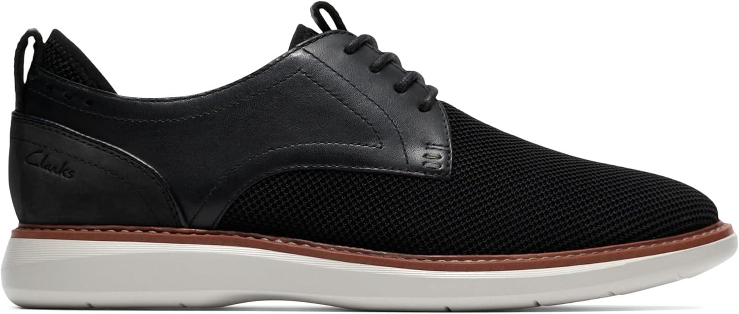 imageClarks Mens Brantin Plain OxfordBlack Knit