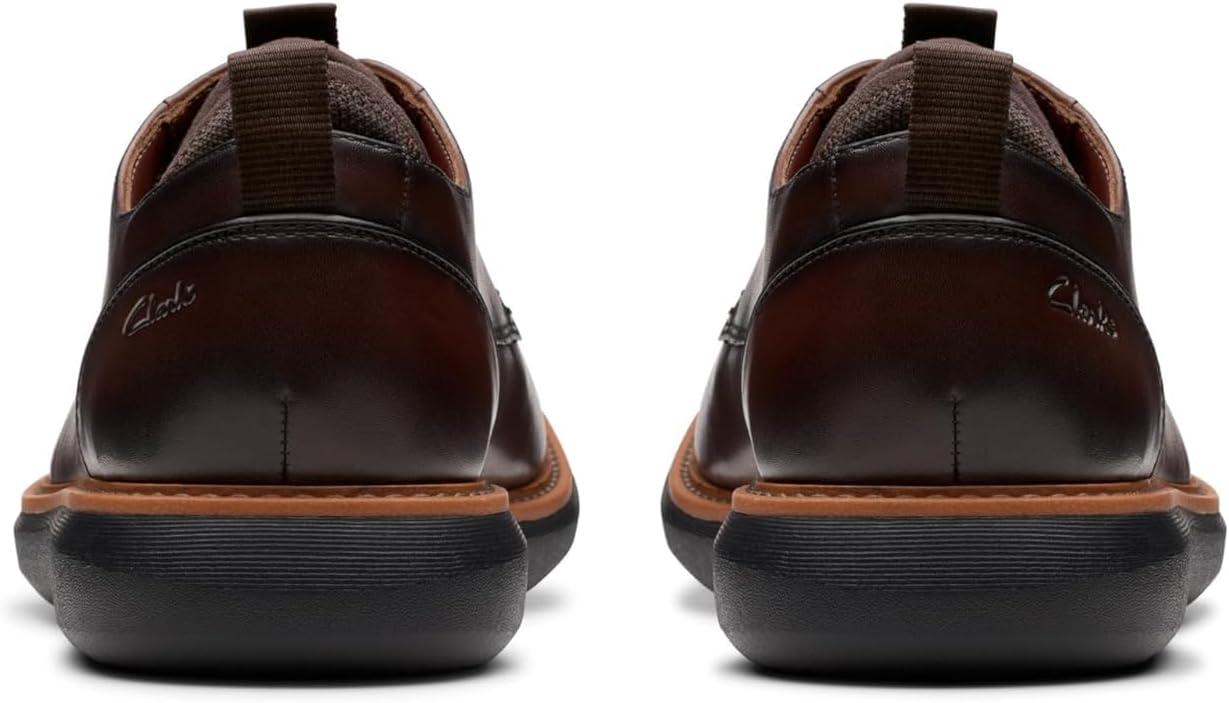 imageClarks Mens Brantin Plain OxfordDark Brown Leather