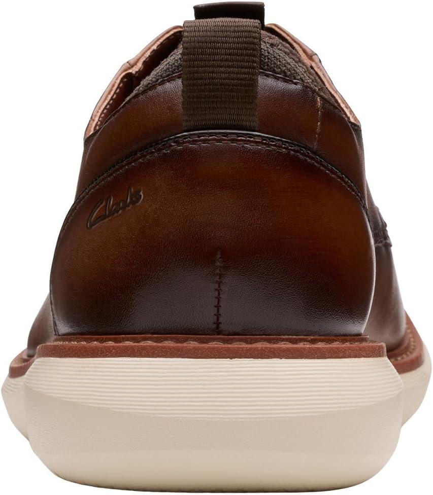 imageClarks Mens Brantin Plain OxfordDark Tan Leather