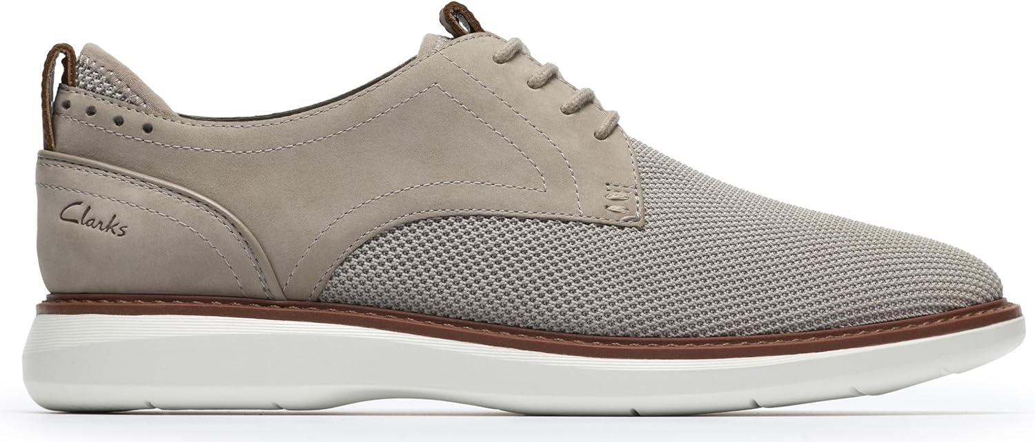 imageClarks Mens Brantin Plain OxfordGrey Knit