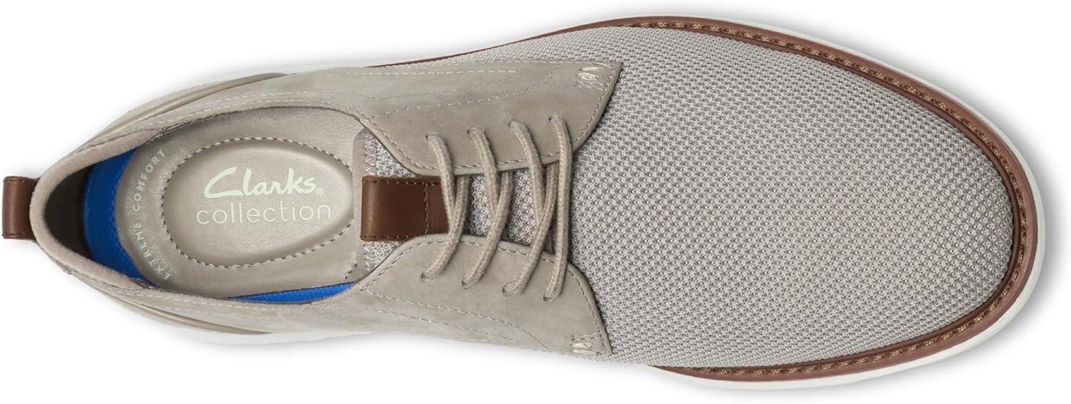 imageClarks Mens Brantin Plain OxfordGrey Knit
