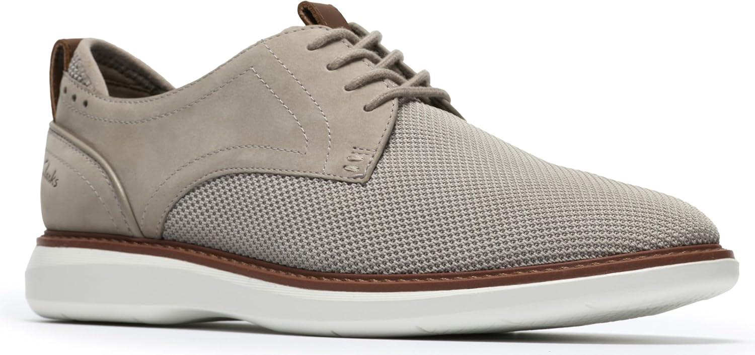 imageClarks Mens Brantin Plain OxfordGrey Knit