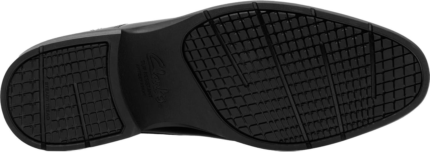 imageClarks Mens Steadwell CapBlack Leather