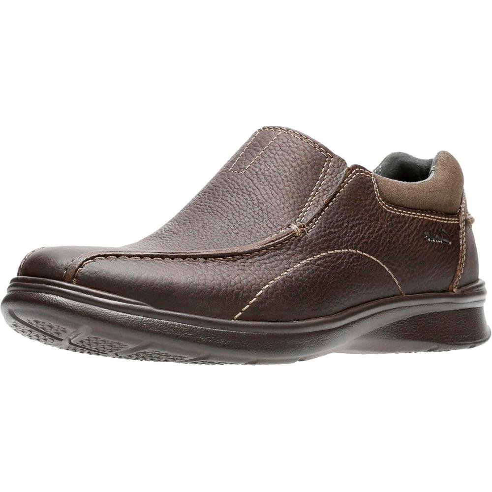 imageClarks Mens Cotrell Step SlipOn LoafersBrown Oily