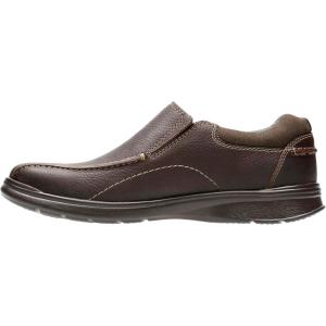 Clarks Men’s Cotrell Step Slip-On Loafers(Braun Brown Oily Leather)