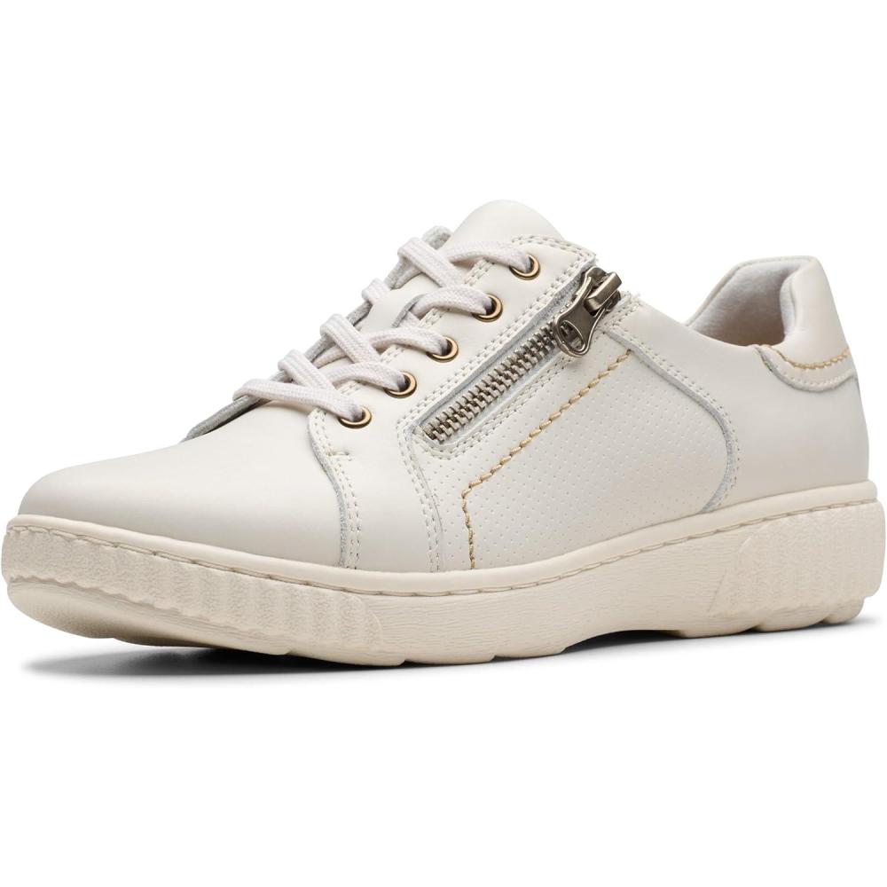 imageClarks Womens Caroline JannaWhite Leather