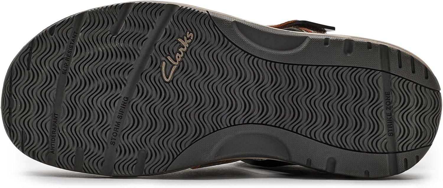 imageClarks Mens Guideview Cove Fisherman SandalDark Brown Leather