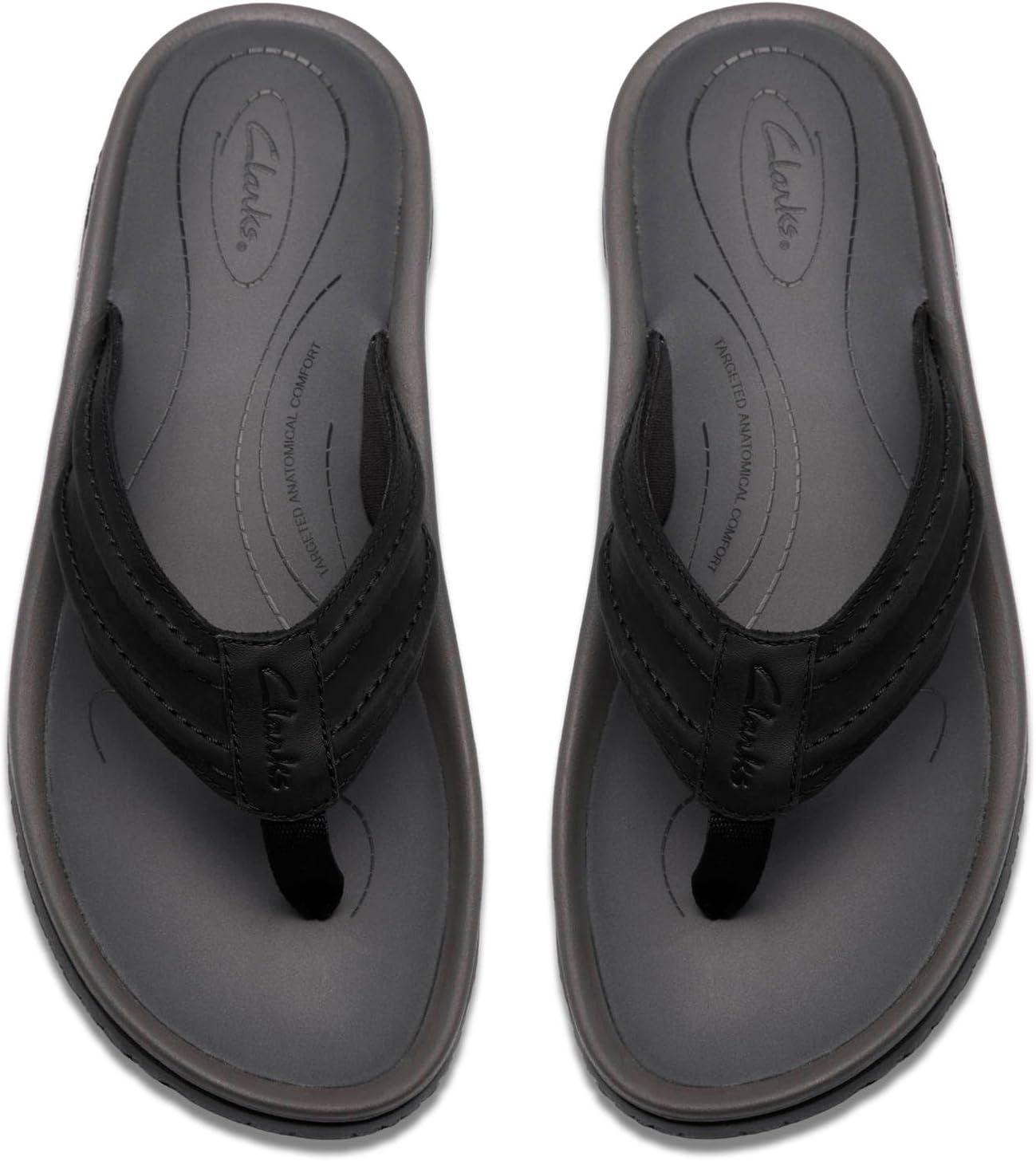imageClarks Mens Wesley SurfBlack Leather