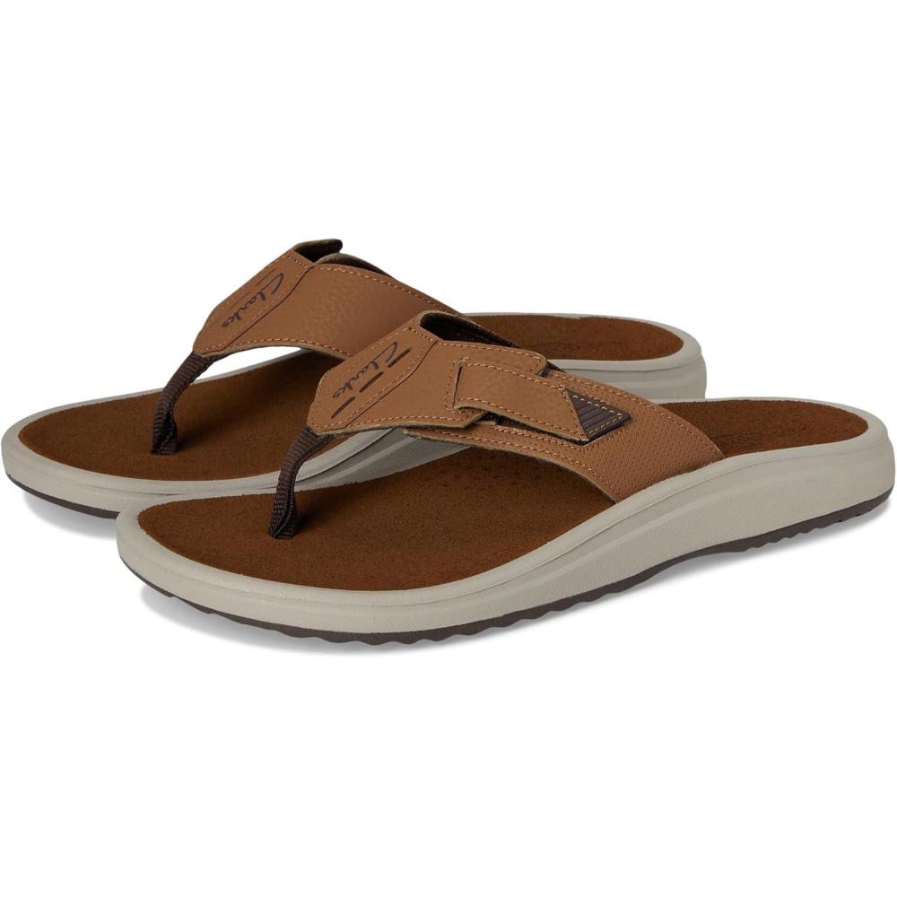 imageClarks Mens Breeze Cloudsteppers FlipFlopSand Synthetic