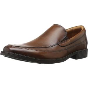 Clarks Men’s Tilden Free Loafer(Dark Tan Leather)