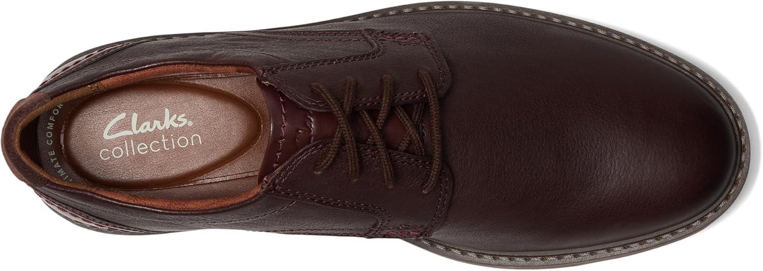 imageClarks Mens Radcliff LowMahogany Combi Leather