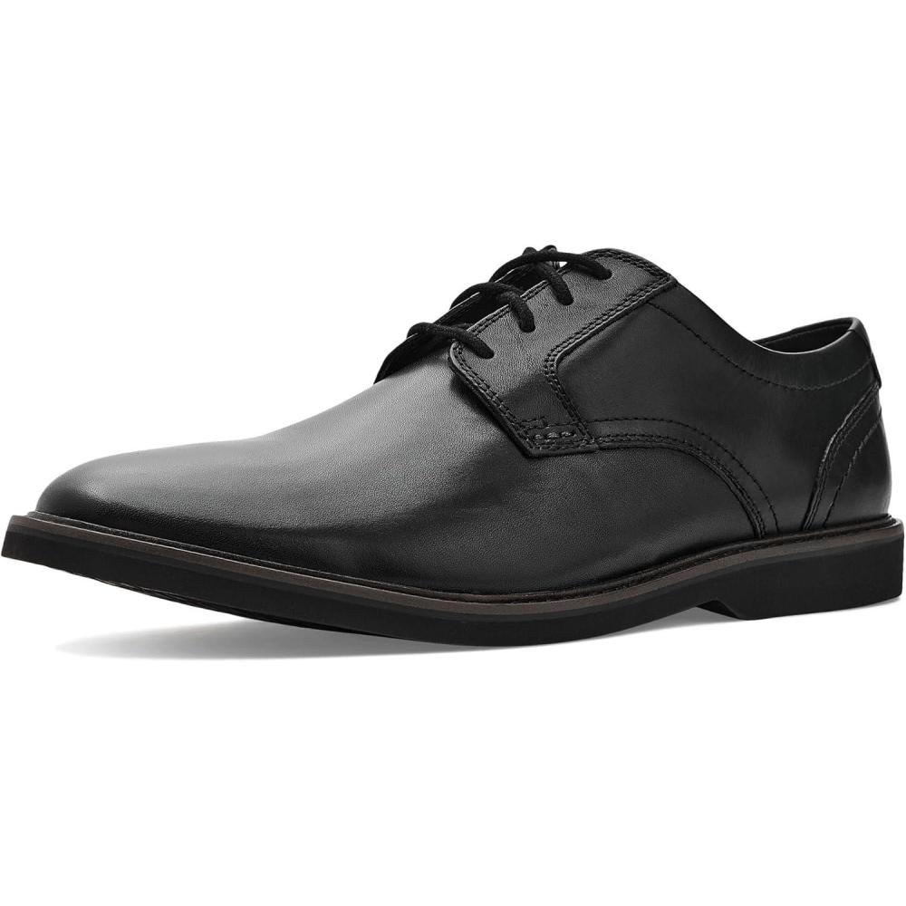 imageClarks Mens Radcliff LowBlack Smooth Leather