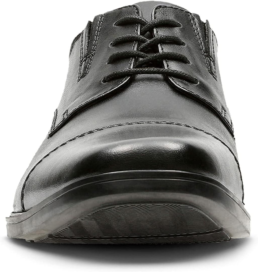 imageClarks Mens Tilden Cap Oxford ShoeBlack Leather