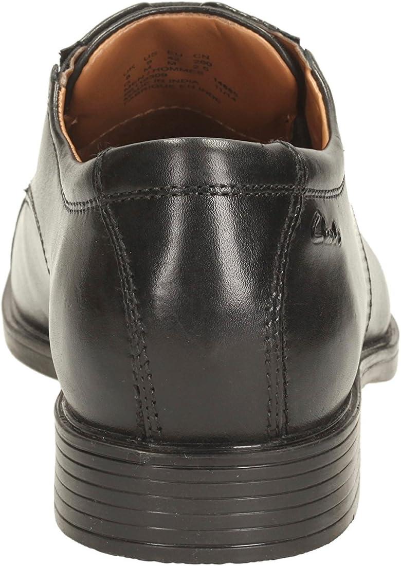imageClarks Mens Tilden Cap Oxford ShoeBlack LeatherBlack Leather