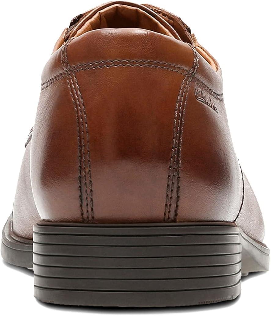 imageClarks Mens Tilden Cap Oxford ShoeDark Tan Leather