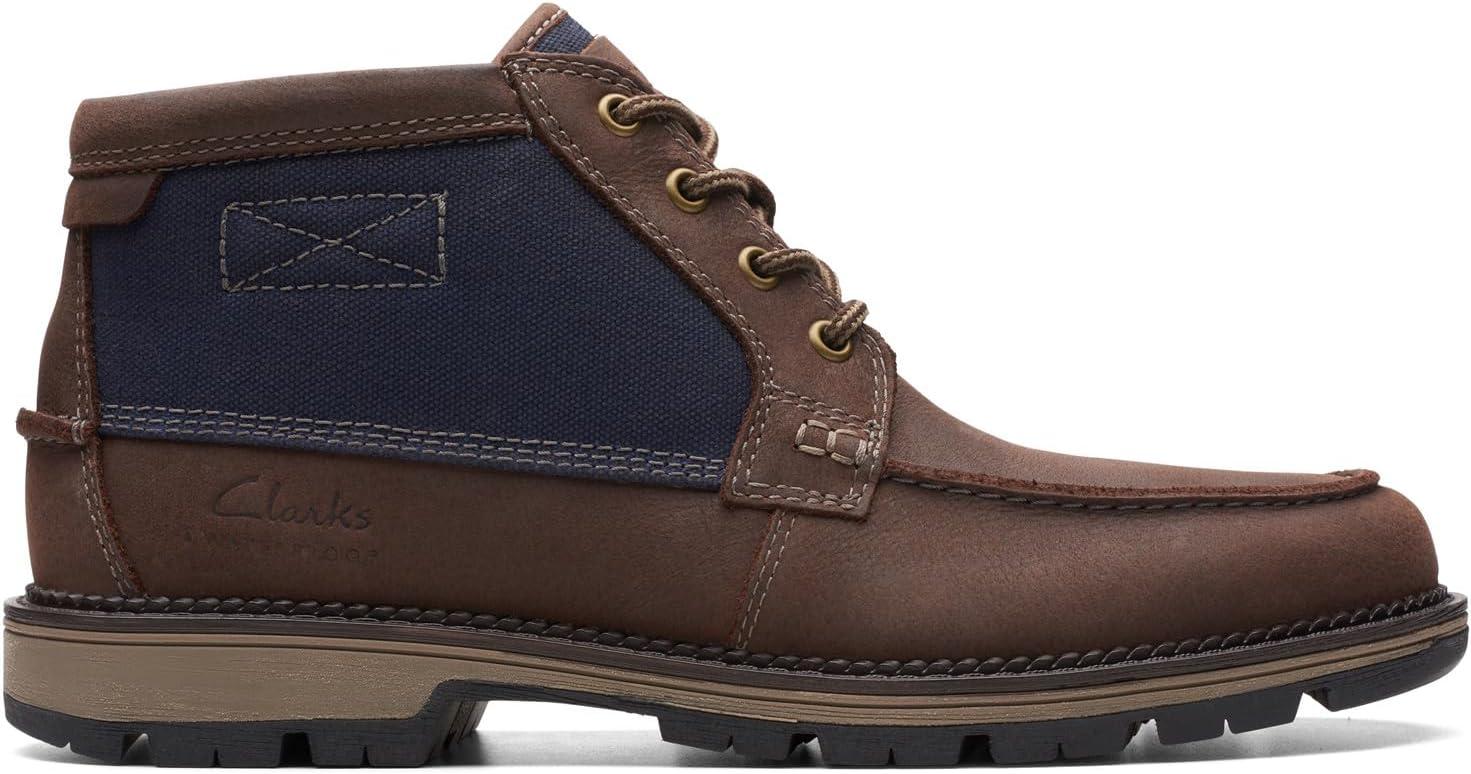 imageClarks Mens Maplewalk MocDark Brown Combi