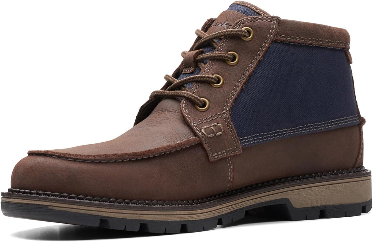 imageClarks Mens Maplewalk MocDark Brown Combi