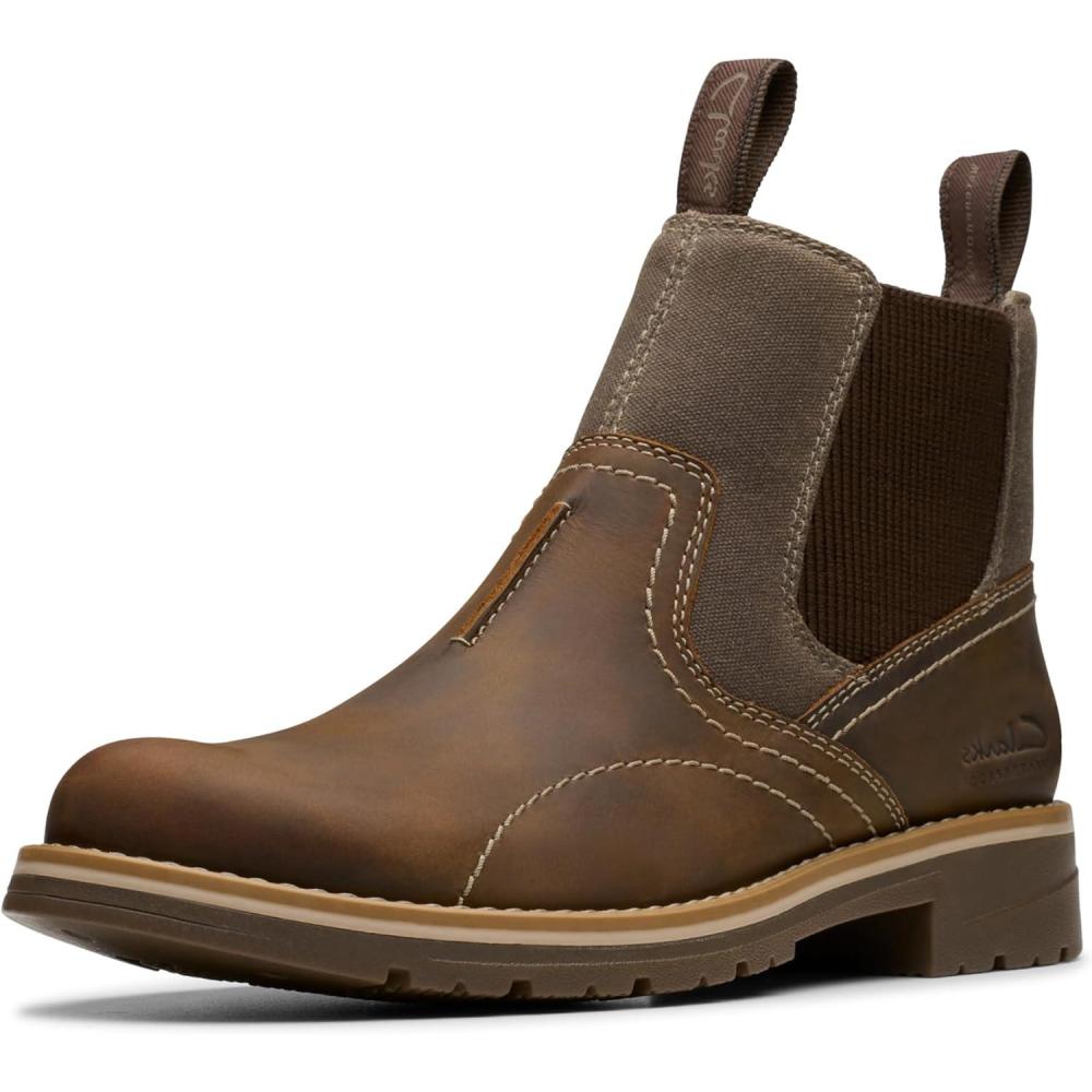 imageClarks mens Morris Easy WaterproofBeeswax Leather