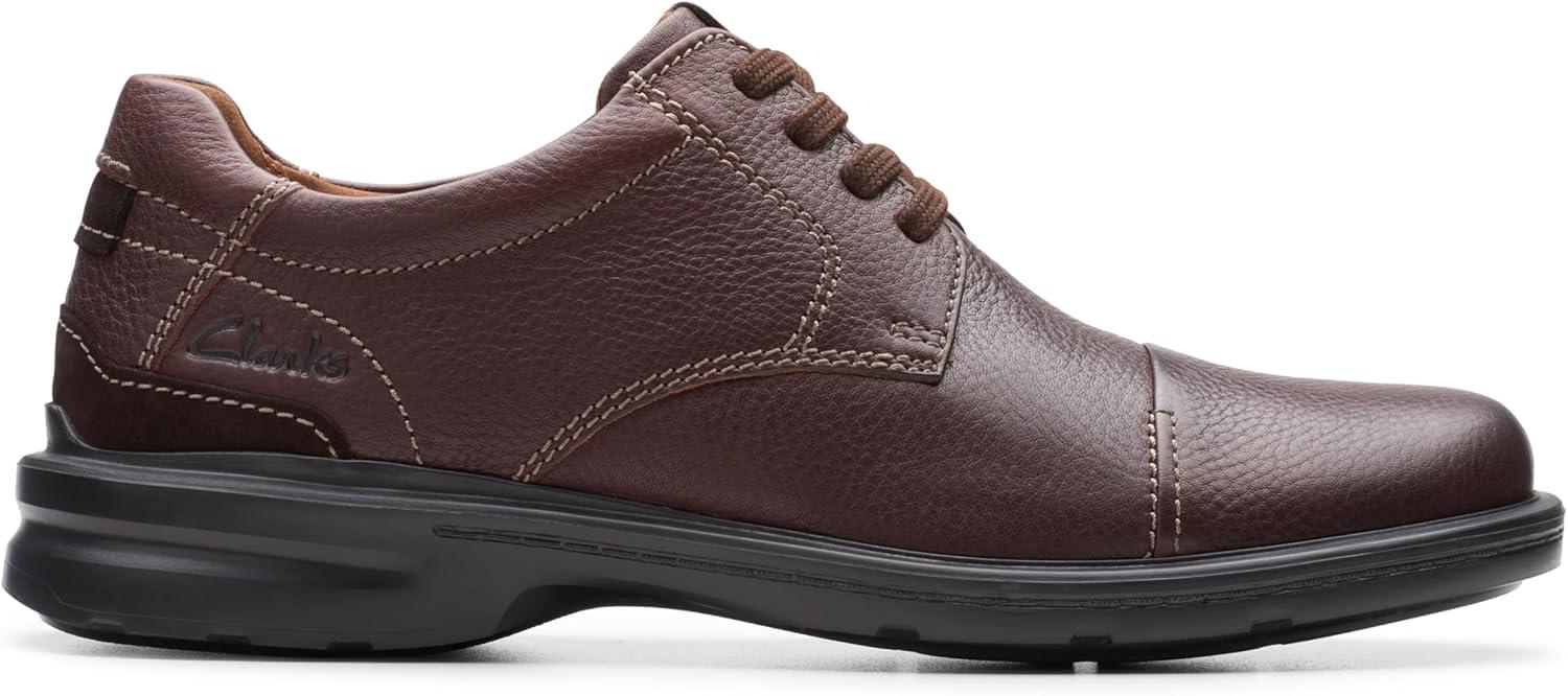 imageClarks Mens Gessler CapBlack Leather