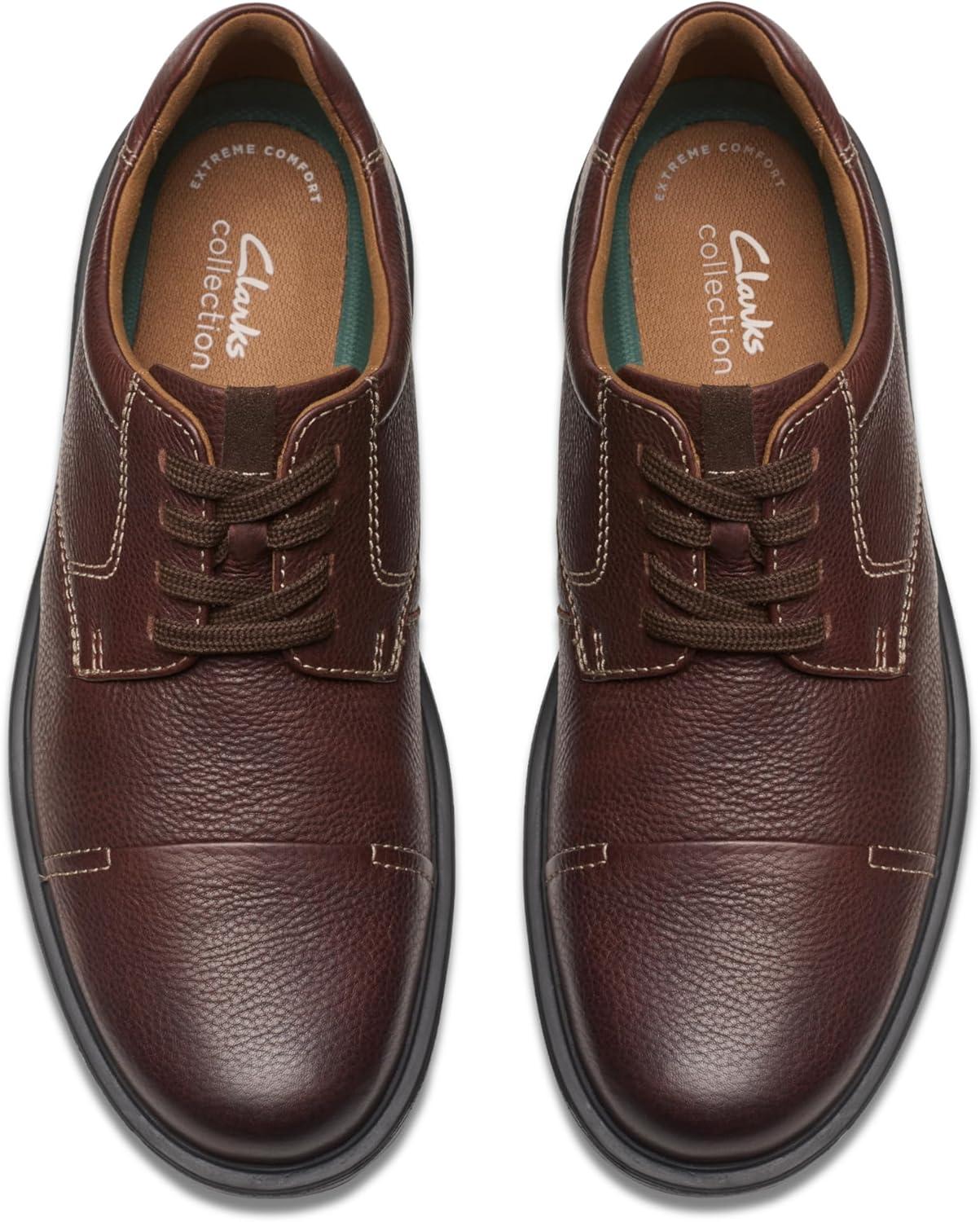 imageClarks Mens Gessler CapBrown Tumbled Leather