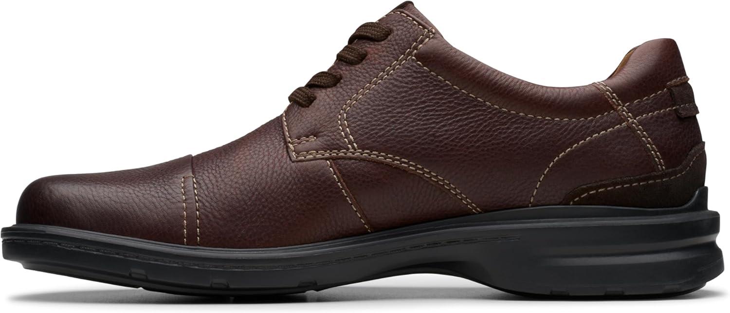imageClarks Mens Gessler CapBrown Tumbled Leather