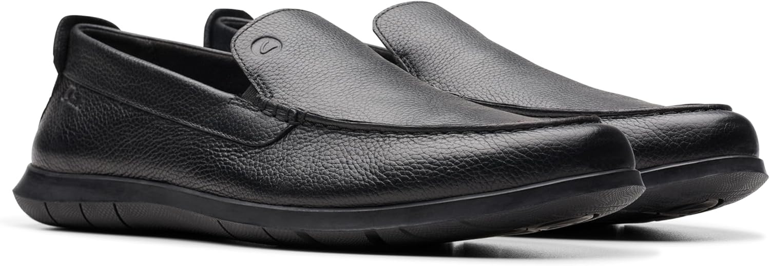 image:imageClarks Mens Flexway StepBlack Leather