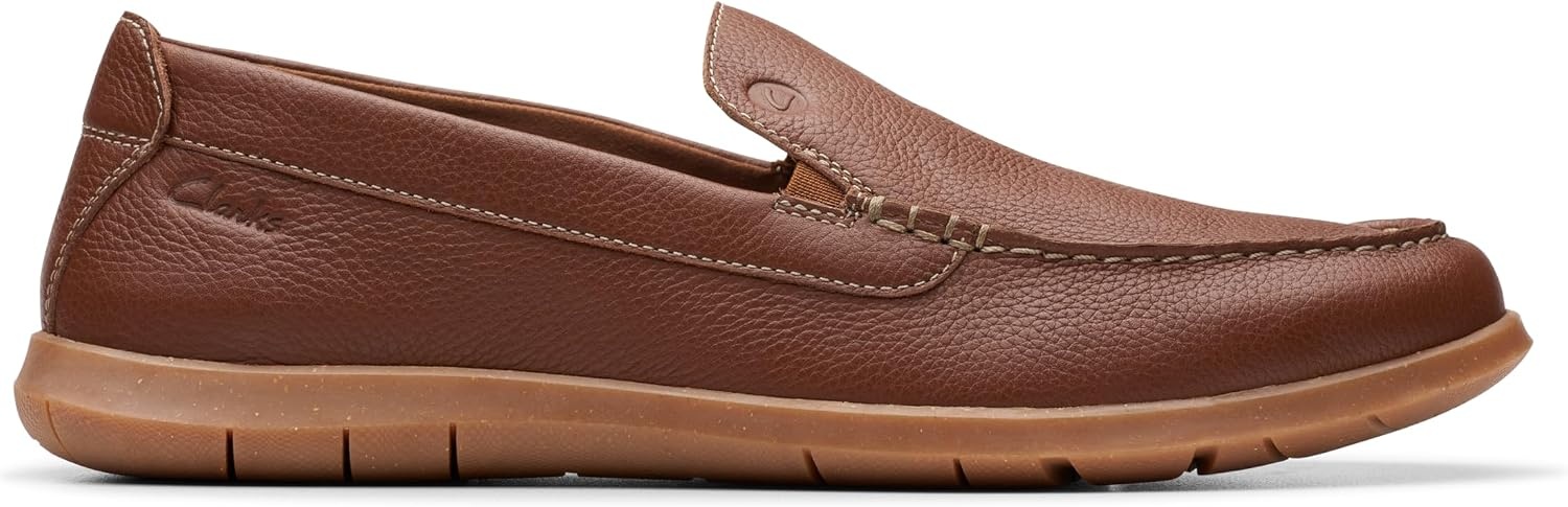 image:imageClarks Mens Flexway StepLight Brown Lea
