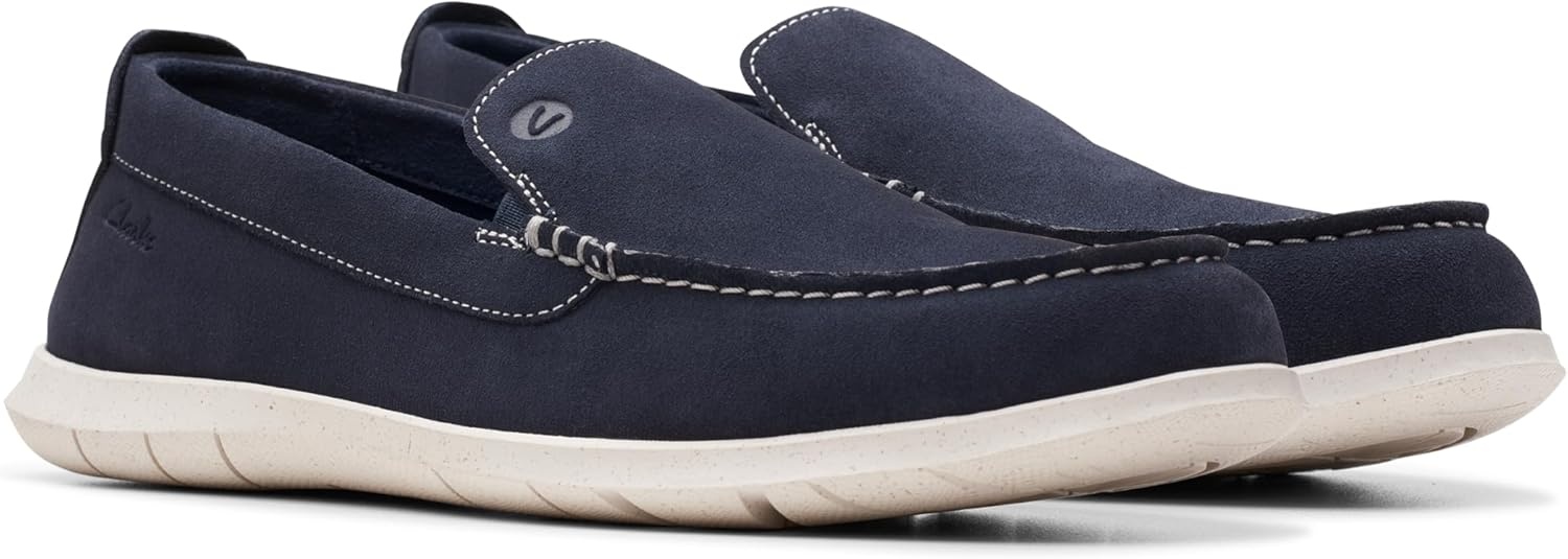 image:imageClarks Mens Flexway StepNavy Suede