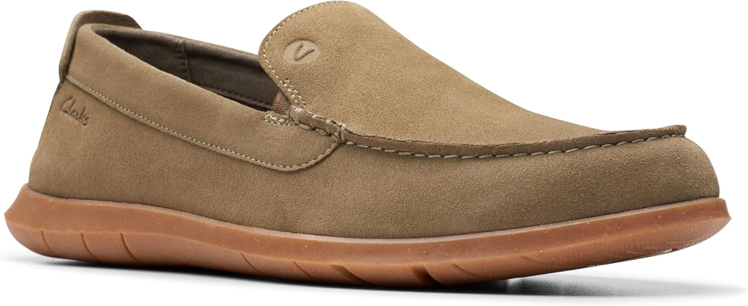 image:imageClarks Mens Flexway StepOlive Suede