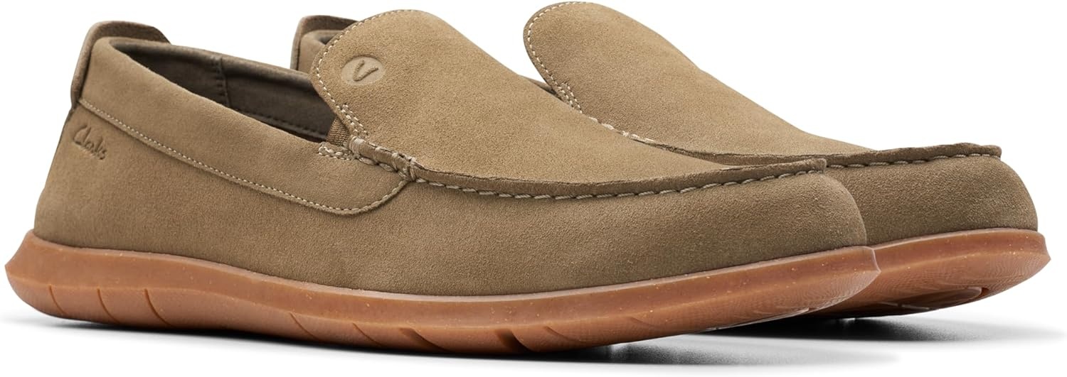 image:imageClarks Mens Flexway StepOlive Suede