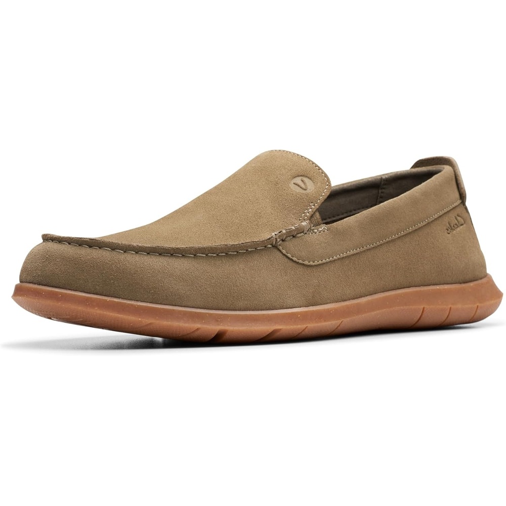 image:imageClarks Mens Flexway StepOlive Suede