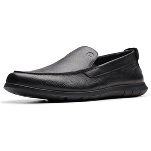 Clarks Men’s Flexway Step(Black Leather)