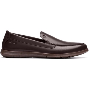 Clarks Men’s Flexway Step(Brown Smooth)