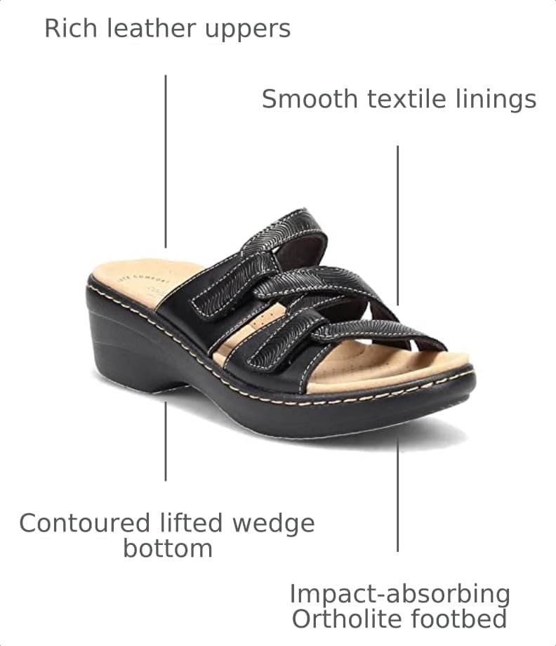image:imageClarks Womens Merliah CoralBlack