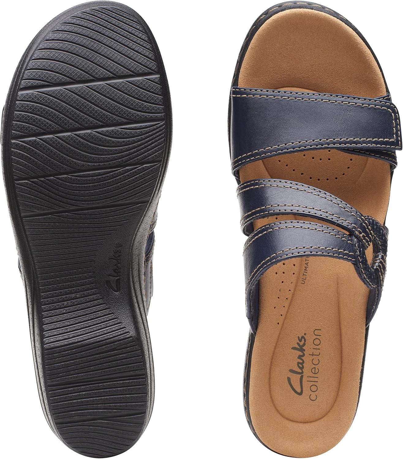 image:imageClarks Womens Merliah CoralNavy Leather