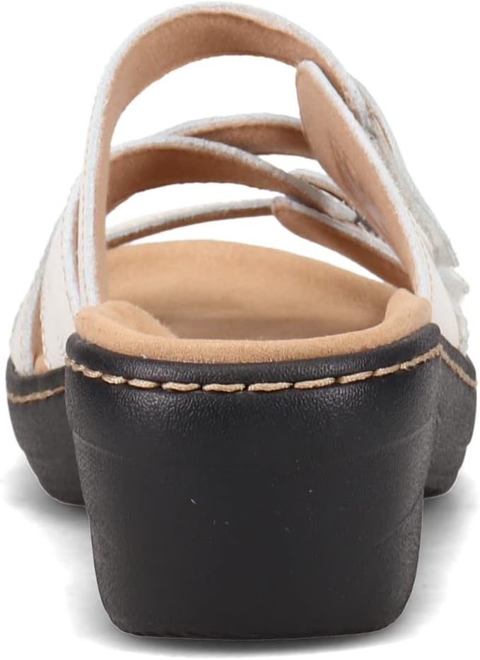 image:imageClarks Womens Merliah CoralWhite Leather