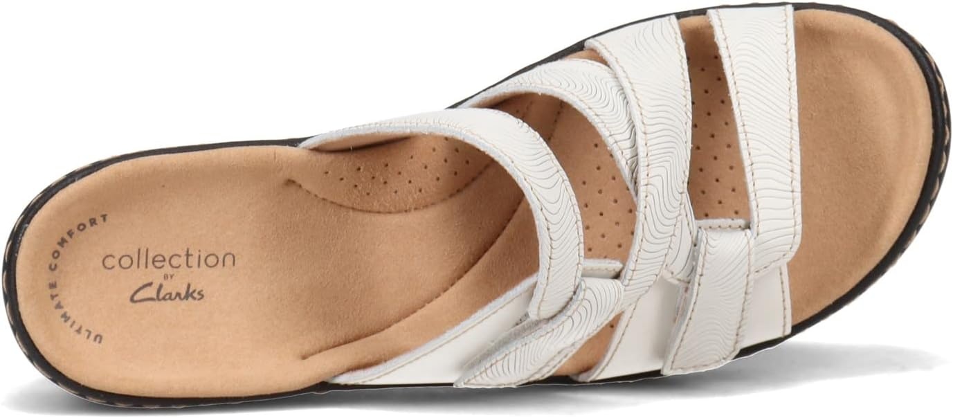 image:imageClarks Womens Merliah CoralWhite Leather