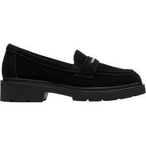 Clarks Womens Lauryl Step(Dark Grey Lea)