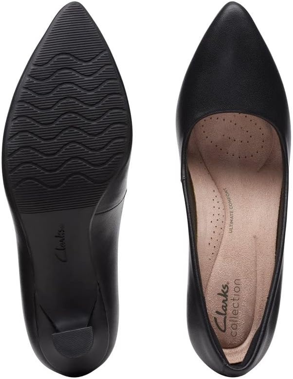 image:imageClarks Womens Kataleyna Gem PumpsBlack Black Leather