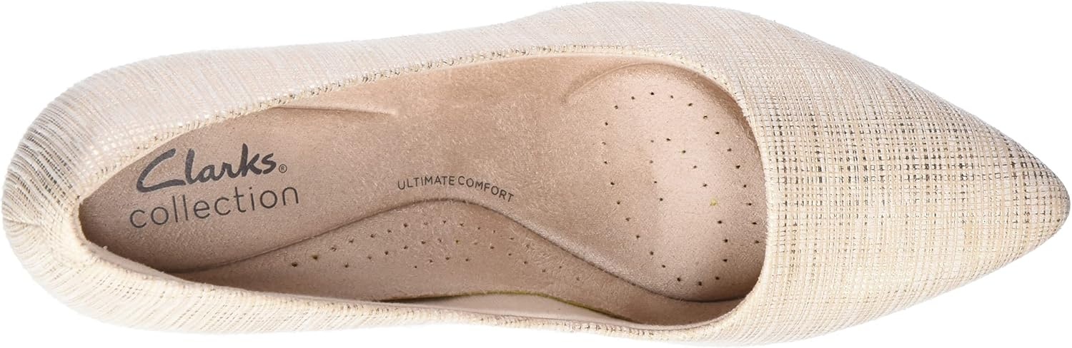 image:imageClarks Womens Kataleyna Gem PumpsTan Leather