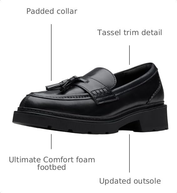 image:imageClarks Womens Lauryl TasselBlack Leather