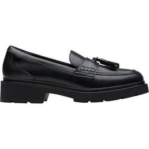 Clarks Women’s Lauryl Tassel(Black (Black Leather))