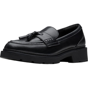 Clarks Women’s Lauryl Tassel(Black Leather)
